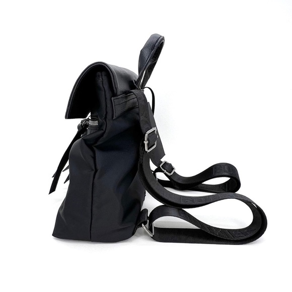 Botiker Backpack Black Vegan Leather Top Handle Medium Bag Back Pack New NWT main image 12